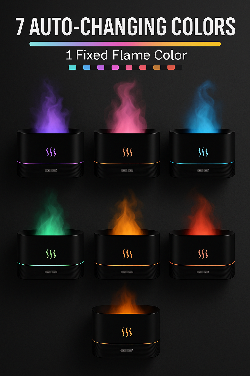AMBERSOL. 180ml Flame Diffuser